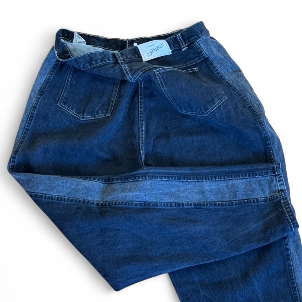 Vintage ‘90s Denim - Mass Confusion - Black High-Waisted Relaxed Fit Men's Jeans - Picture 4 of 8